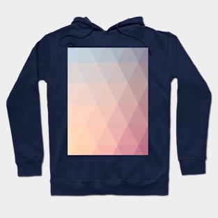 gradient multi color geometric diamond Hoodie